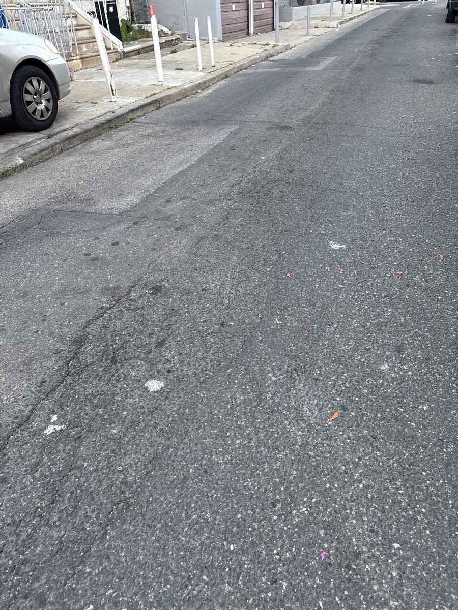 Photographic documentation of the work as submitted to the city's 311 record.