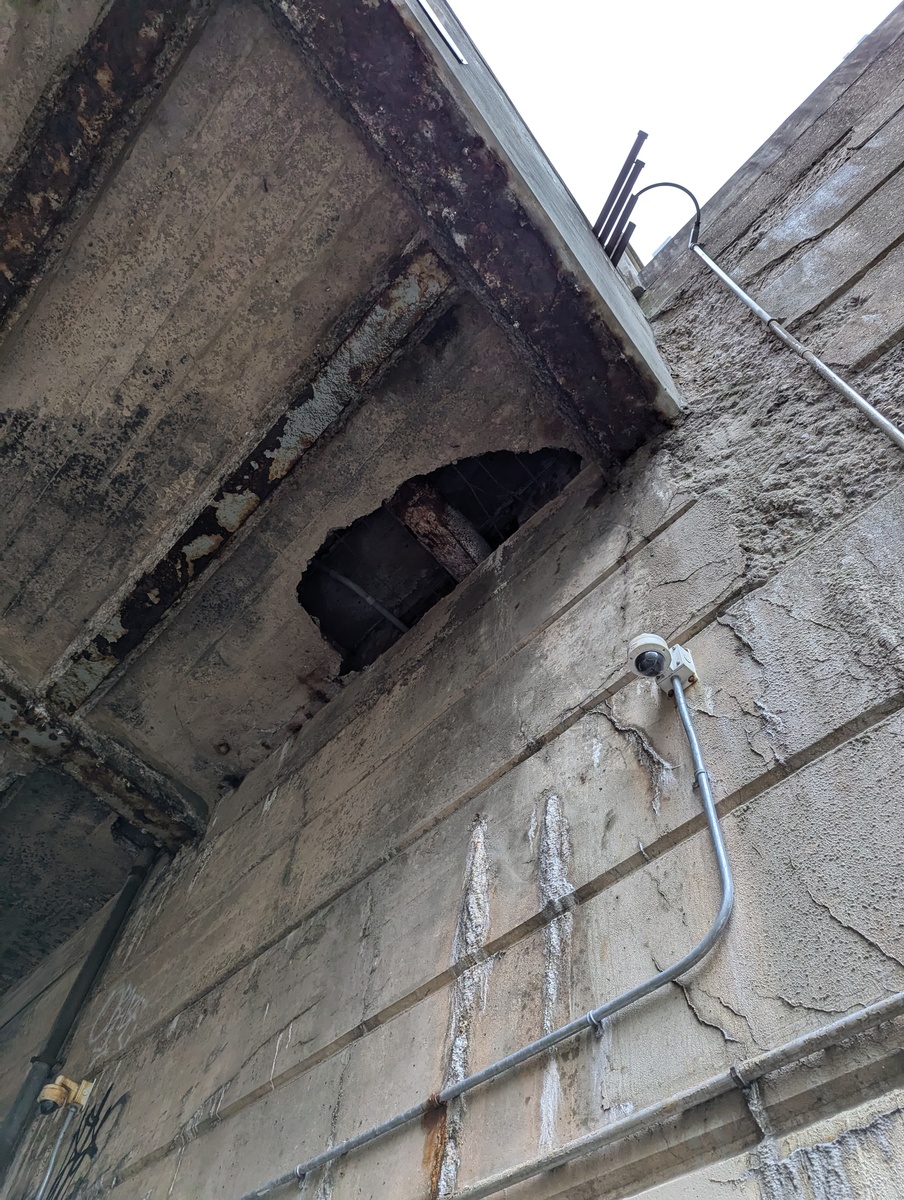 Photographic documentation of the work as submitted to the city's 311 record.