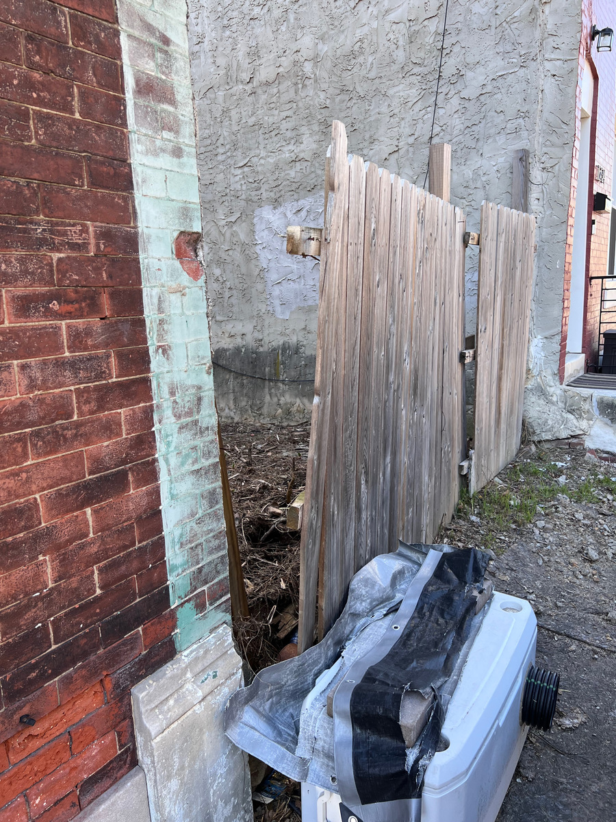 Photographic documentation of the work as submitted to the city's 311 record.