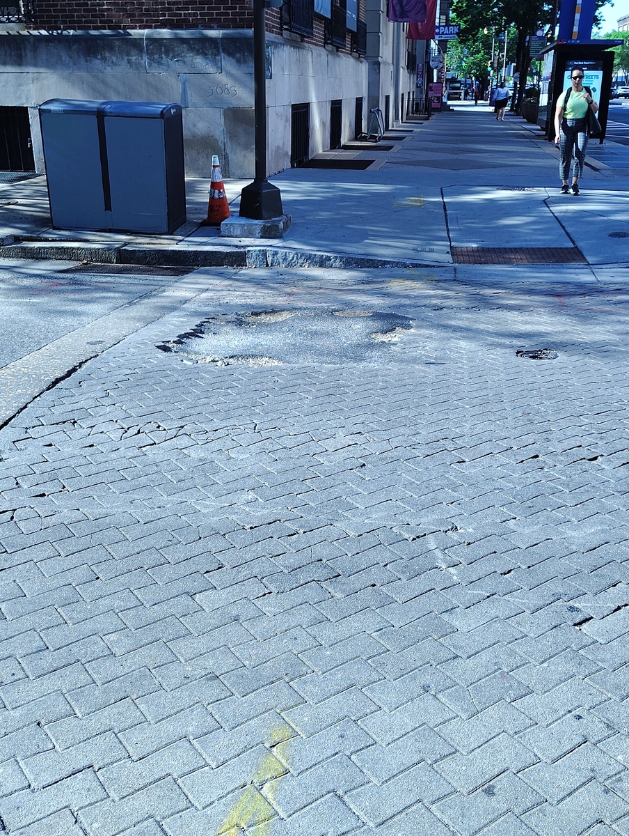 Photographic documentation of the work as submitted to the city's 311 record.