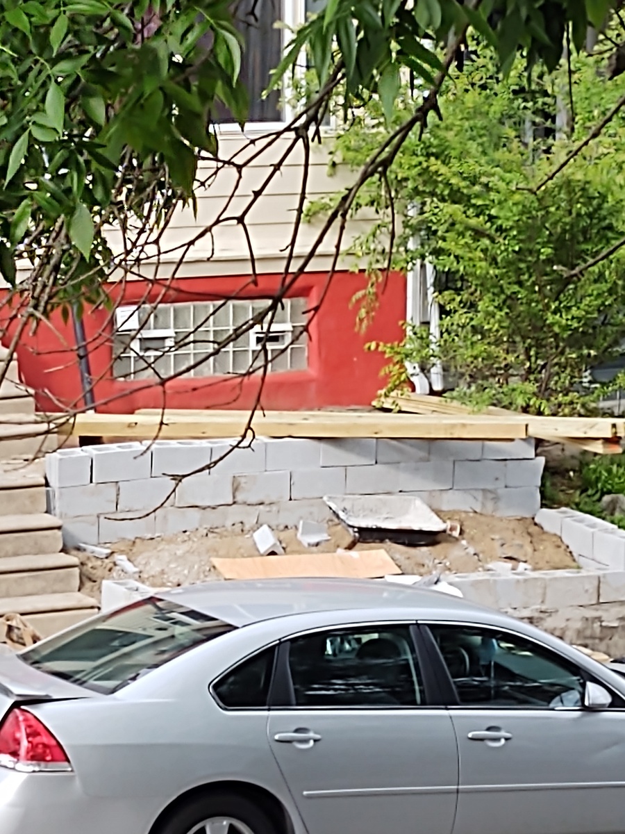 Photographic documentation of the work as submitted to the city's 311 record.