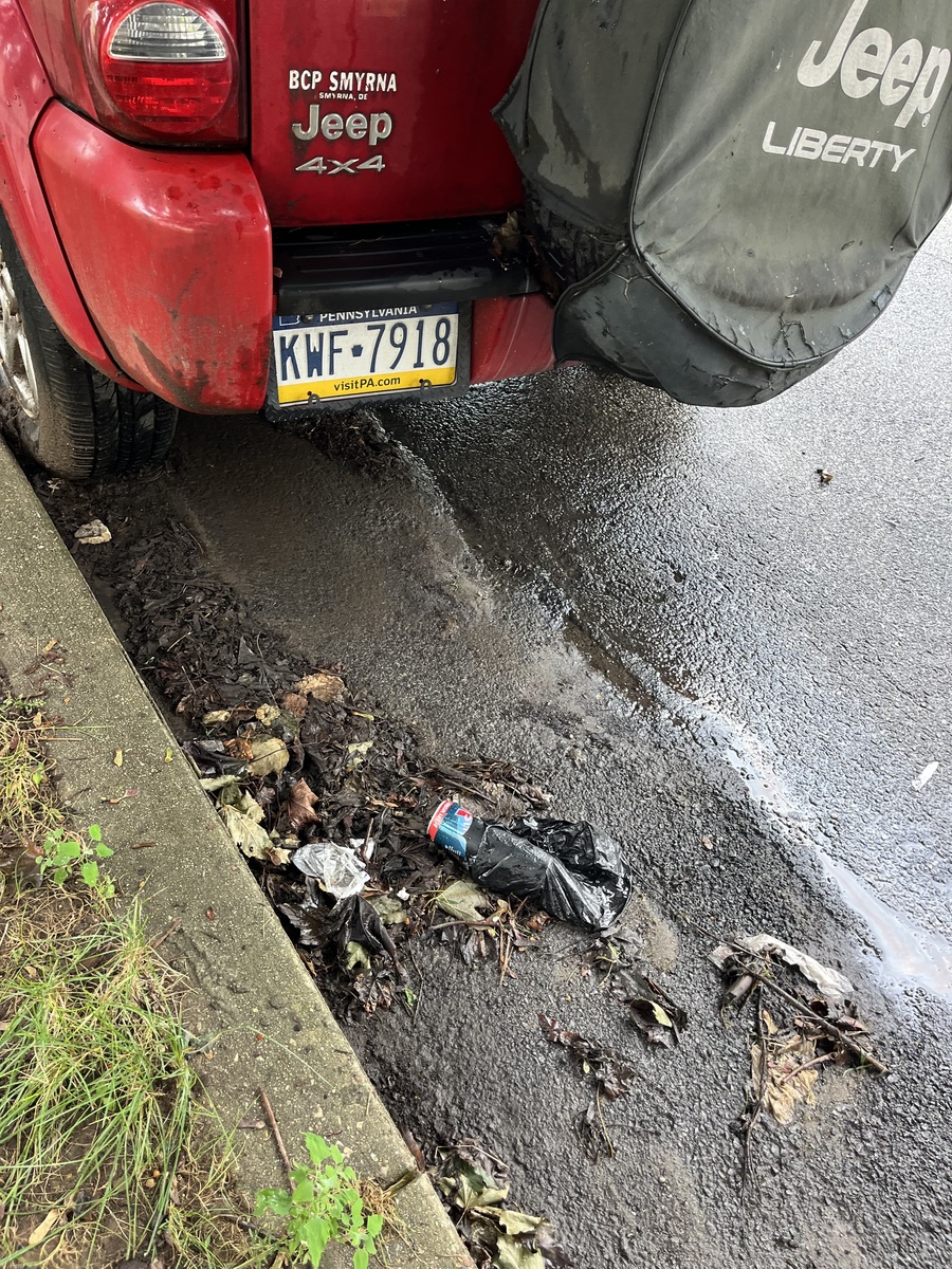 Photographic documentation of the work as submitted to the city's 311 record.