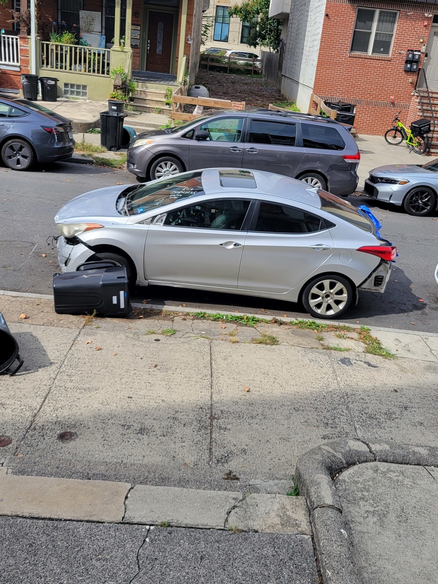Photographic documentation of the work as submitted to the city's 311 record.