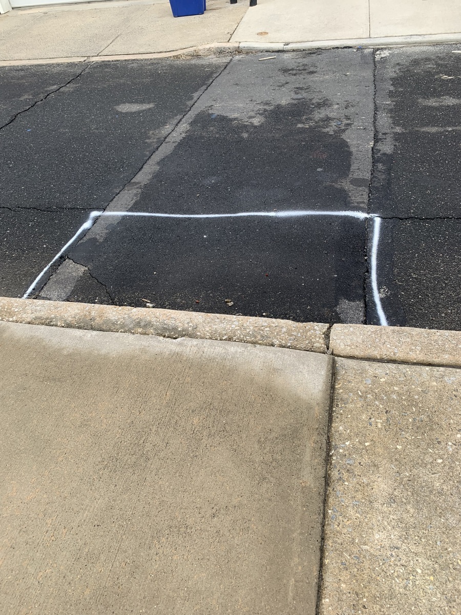 Photographic documentation of the work as submitted to the city's 311 record.