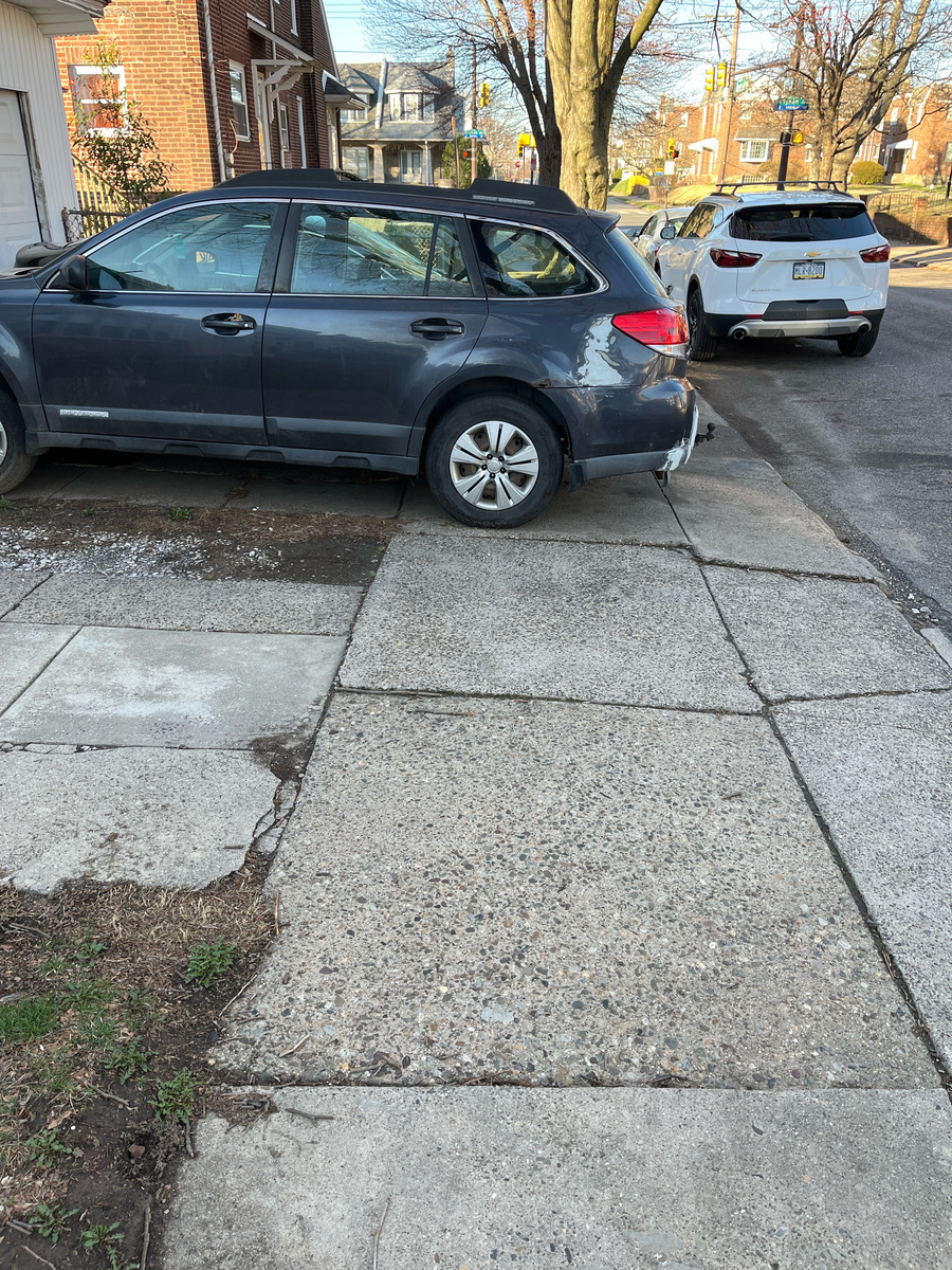 Photographic documentation of the work as submitted to the city's 311 record.
