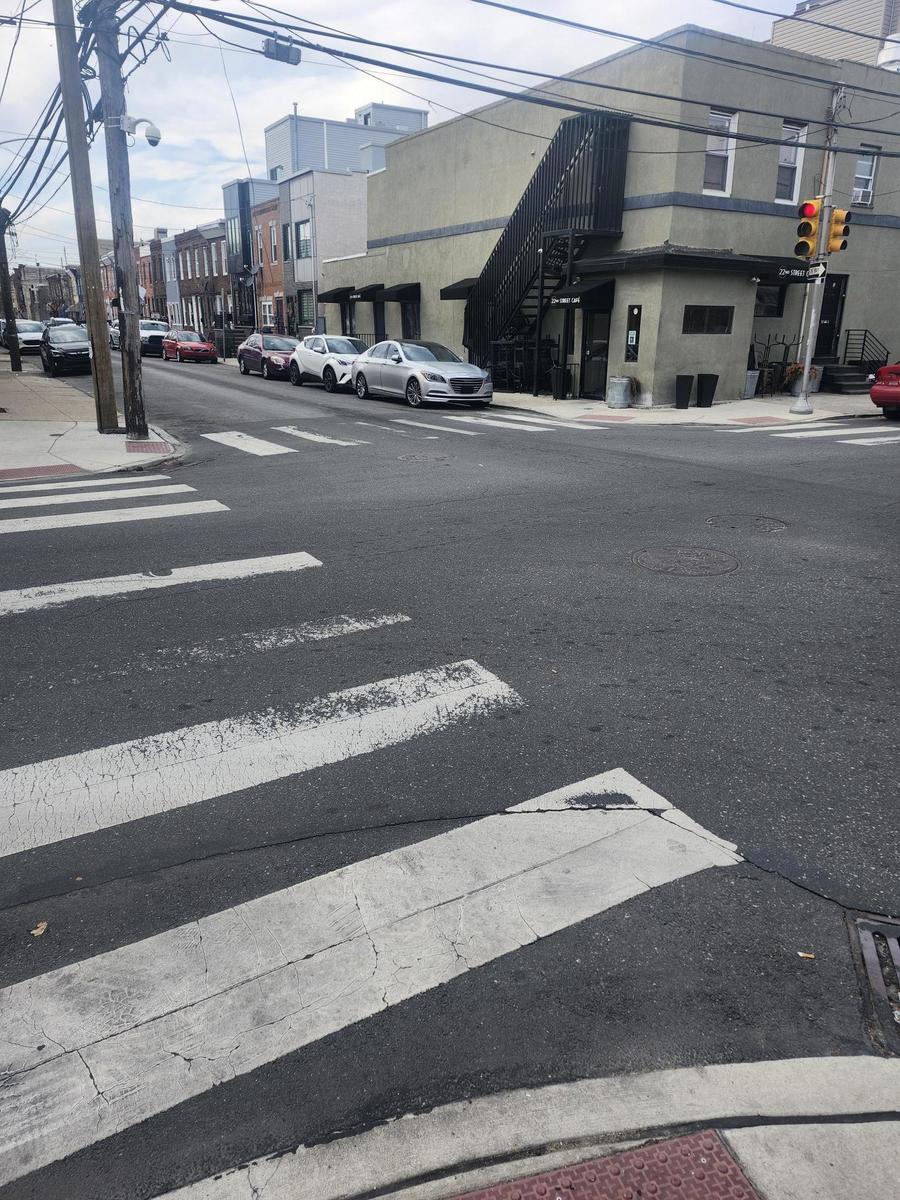 Photographic documentation of the work as submitted to the city's 311 record.