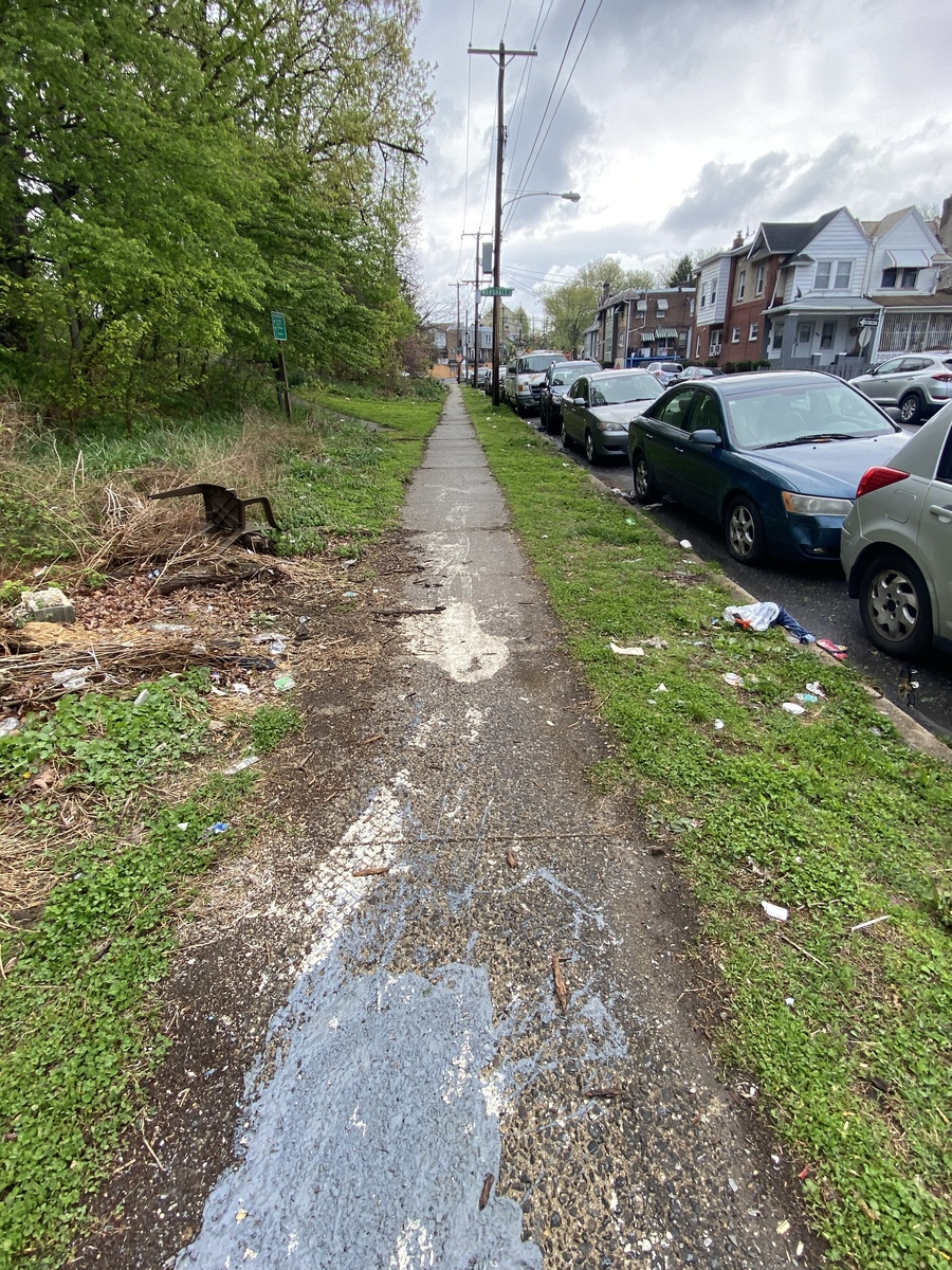 Photographic documentation of the work as submitted to the city's 311 record.