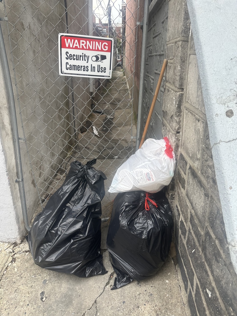 Photographic documentation of the work as submitted to the city's 311 record.