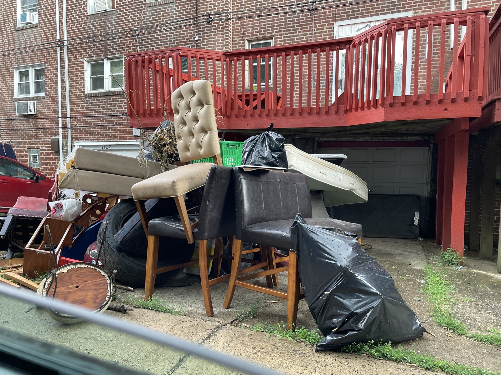 Photographic documentation of the work as submitted to the city's 311 record.