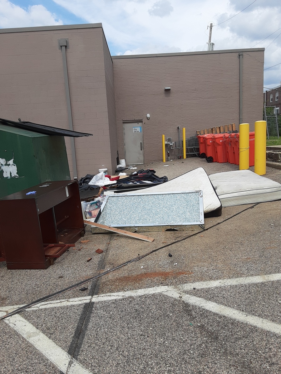Photographic documentation of the work as submitted to the city's 311 record.