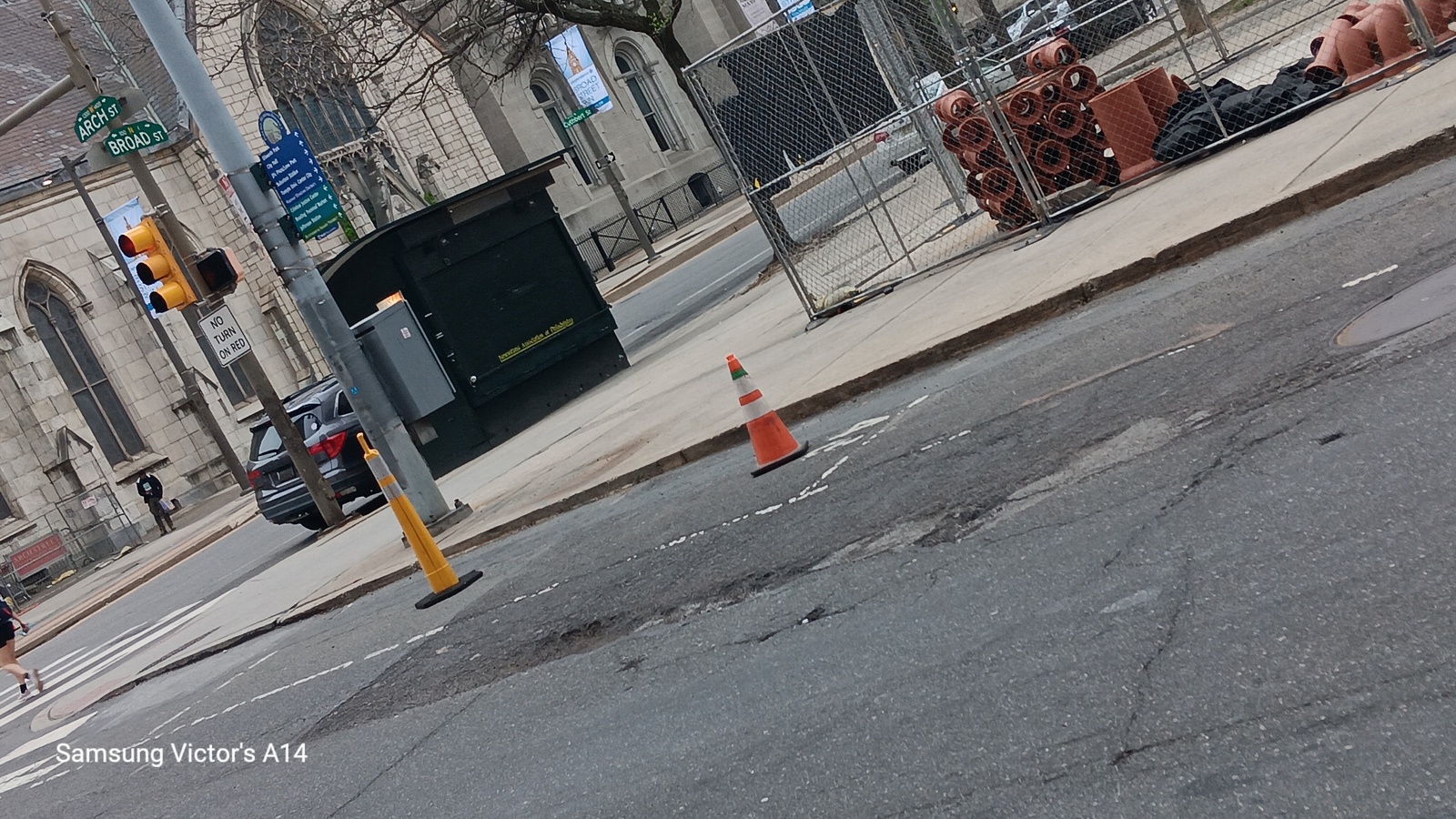 Photographic documentation of the work as submitted to the city's 311 record.