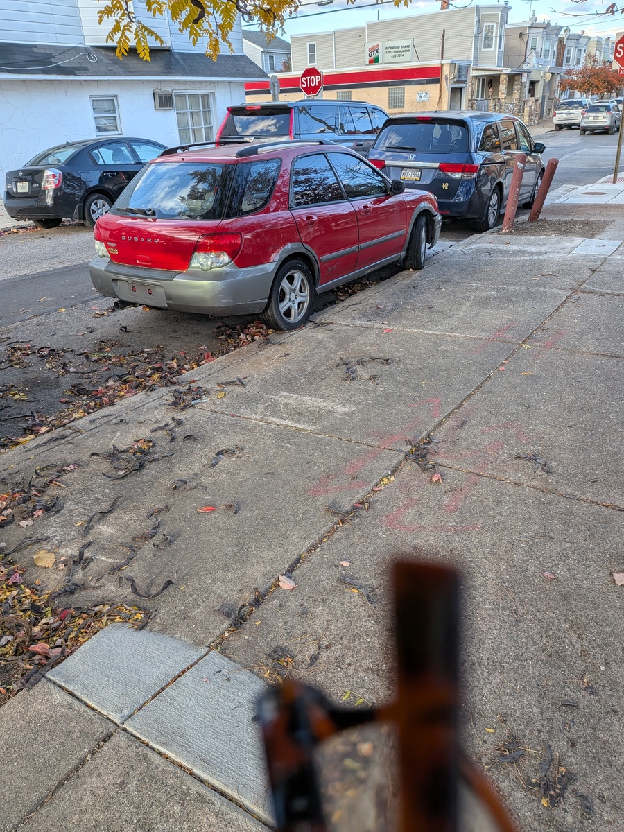 Photographic documentation of the work as submitted to the city's 311 record.