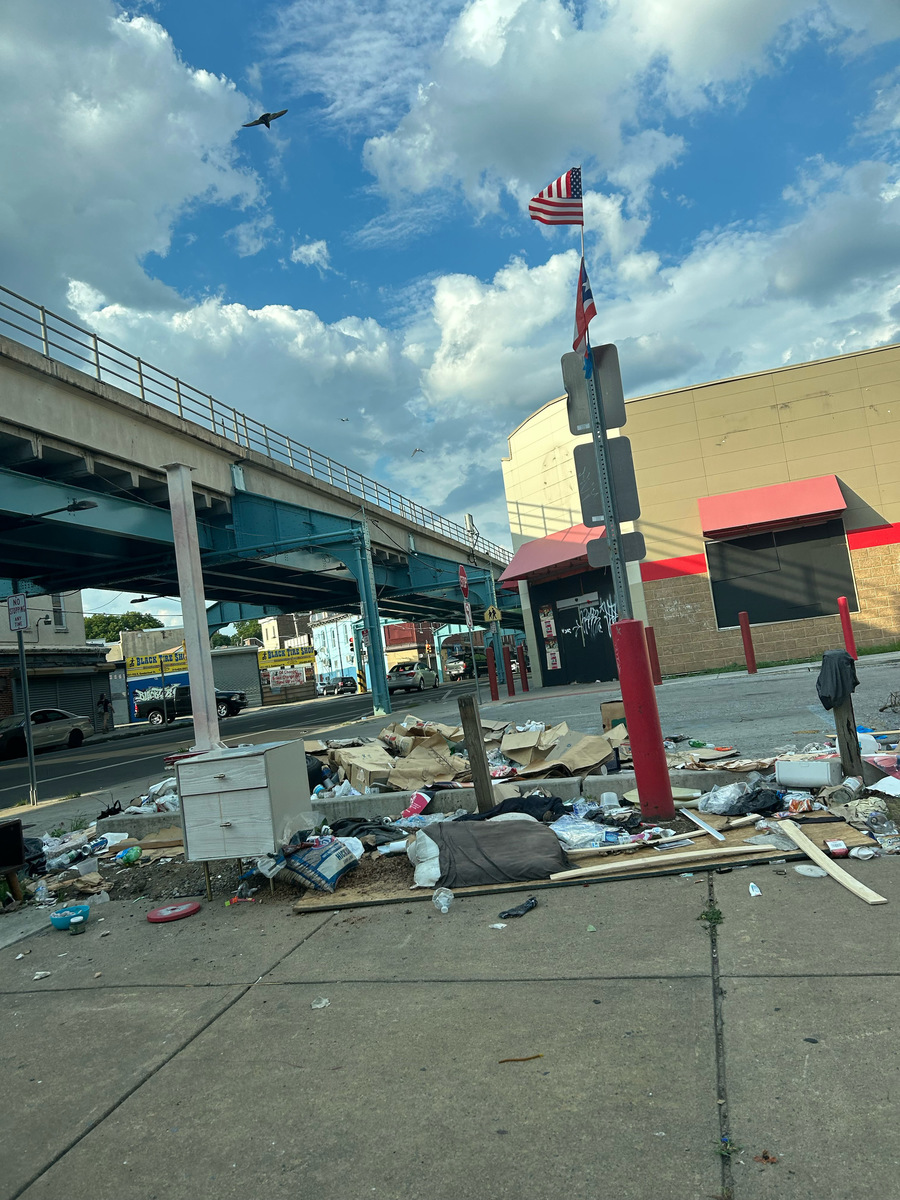 Photographic documentation of the work as submitted to the city's 311 record.