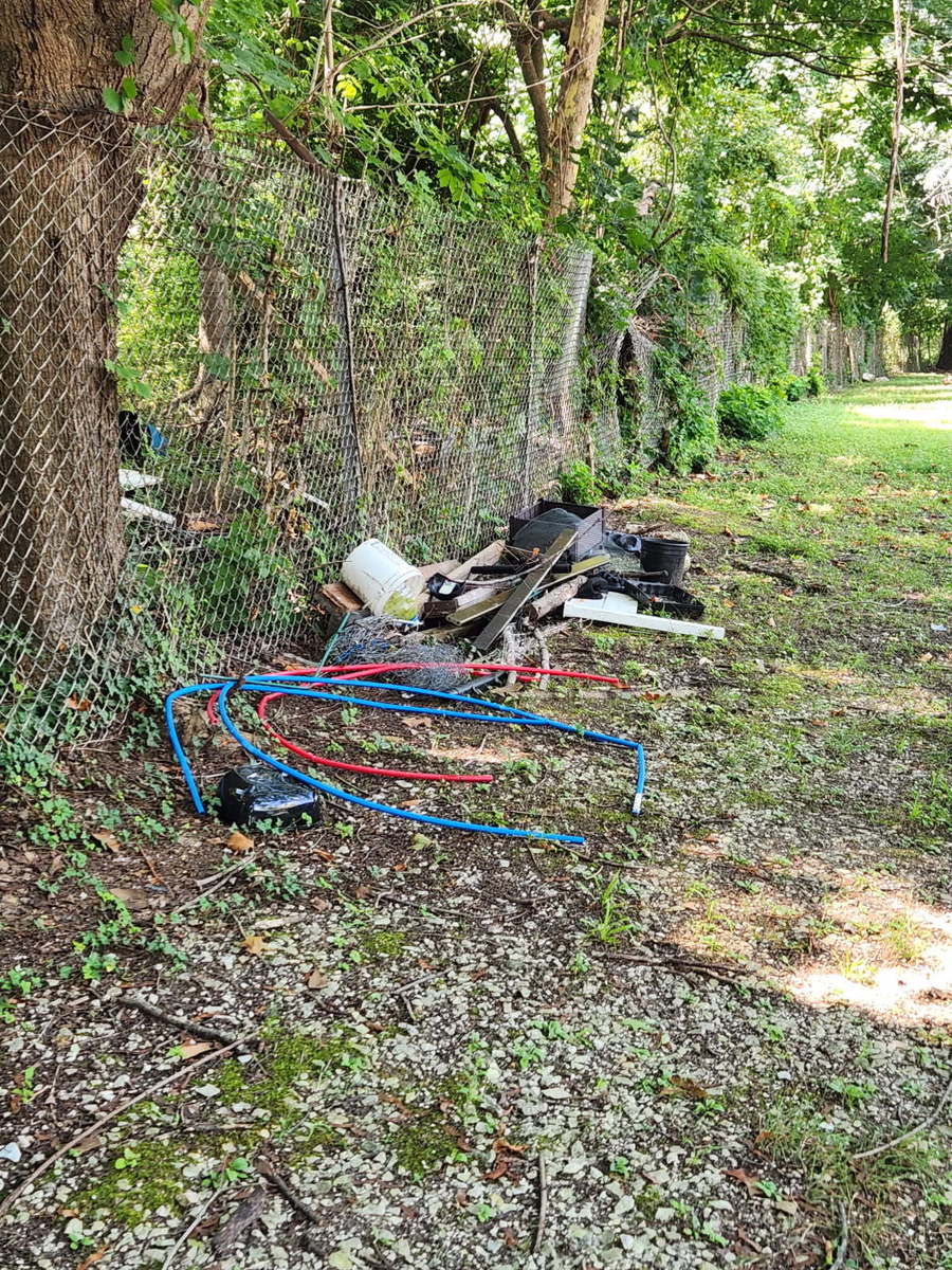 Photographic documentation of the work as submitted to the city's 311 record.