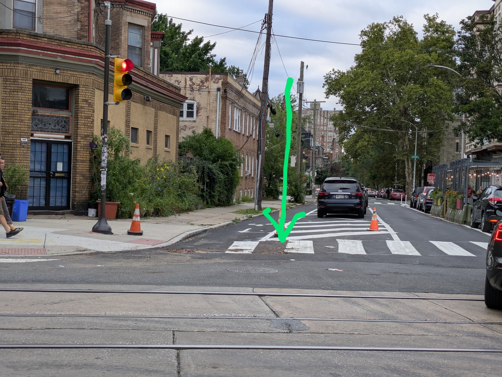 Photographic documentation of the work as submitted to the city's 311 record.