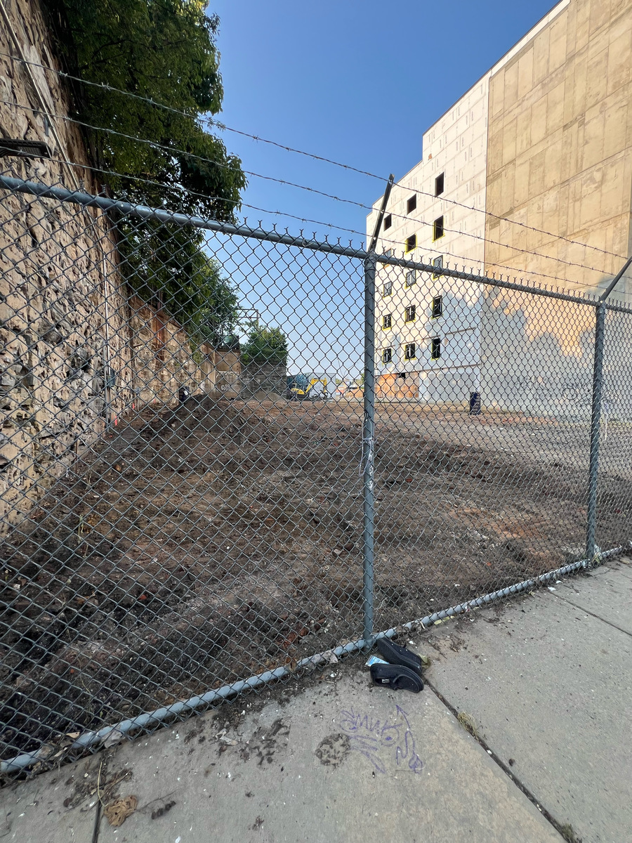 Photographic documentation of the work as submitted to the city's 311 record.