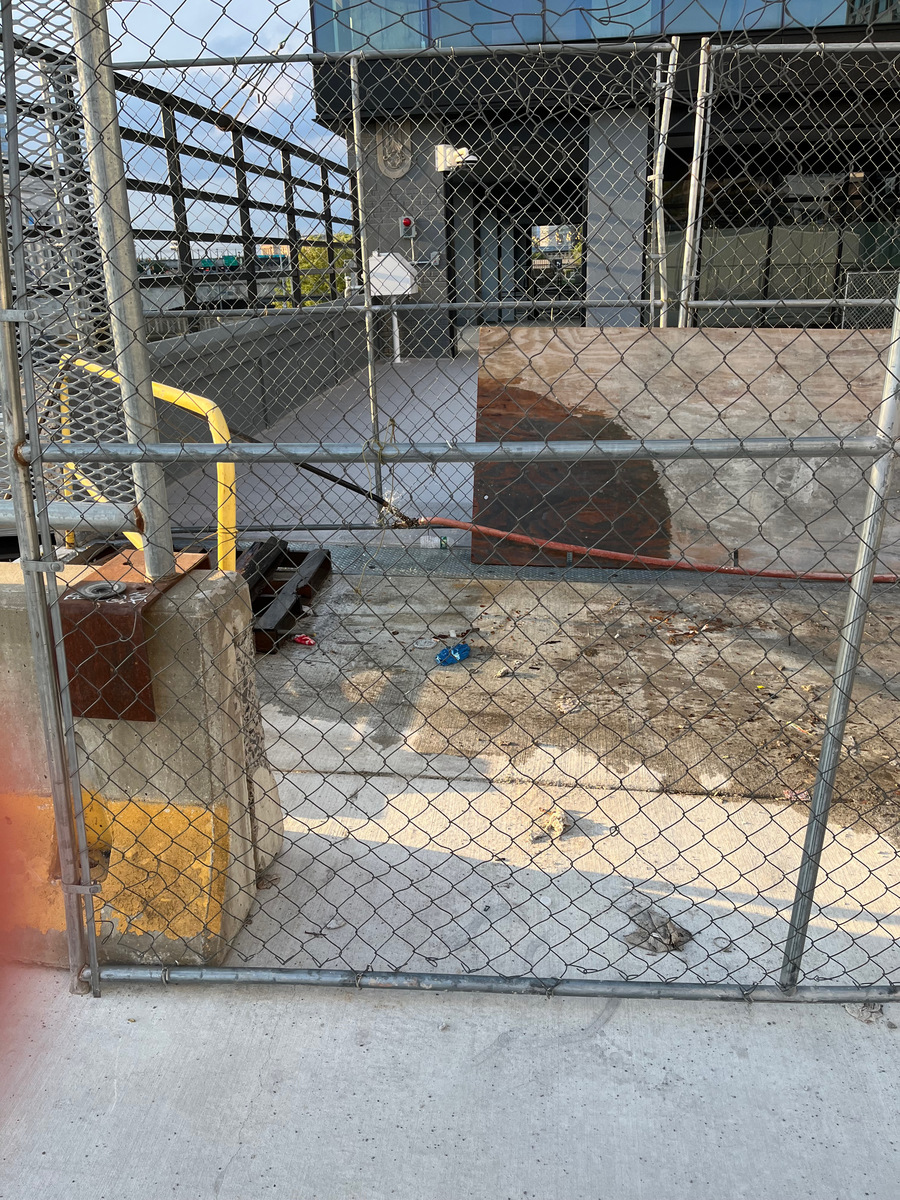 Photographic documentation of the work as submitted to the city's 311 record.