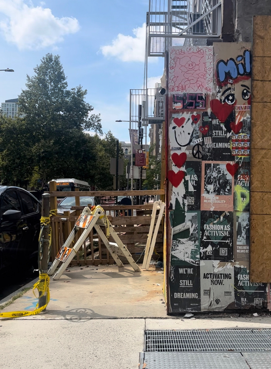 Photographic documentation of the work as submitted to the city's 311 record.