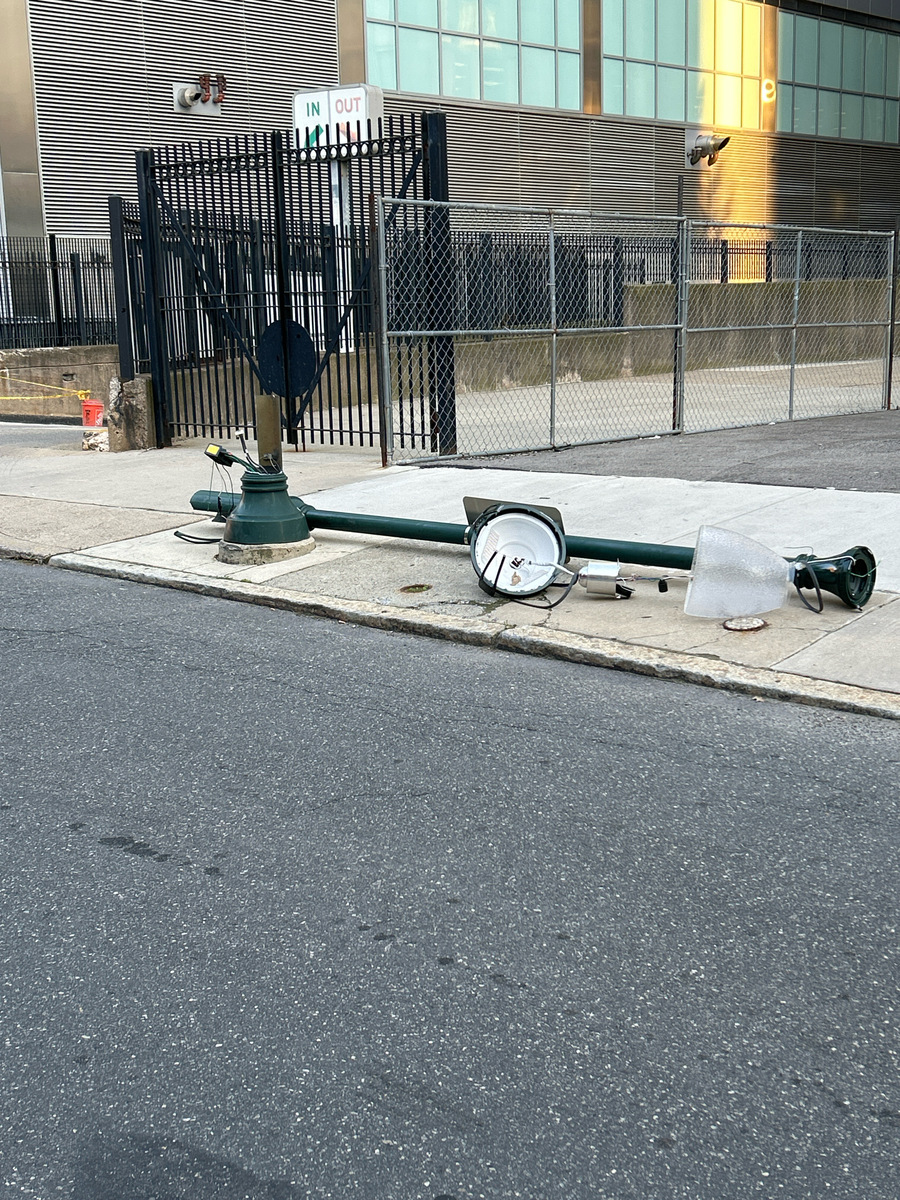 Photographic documentation of the work as submitted to the city's 311 record.