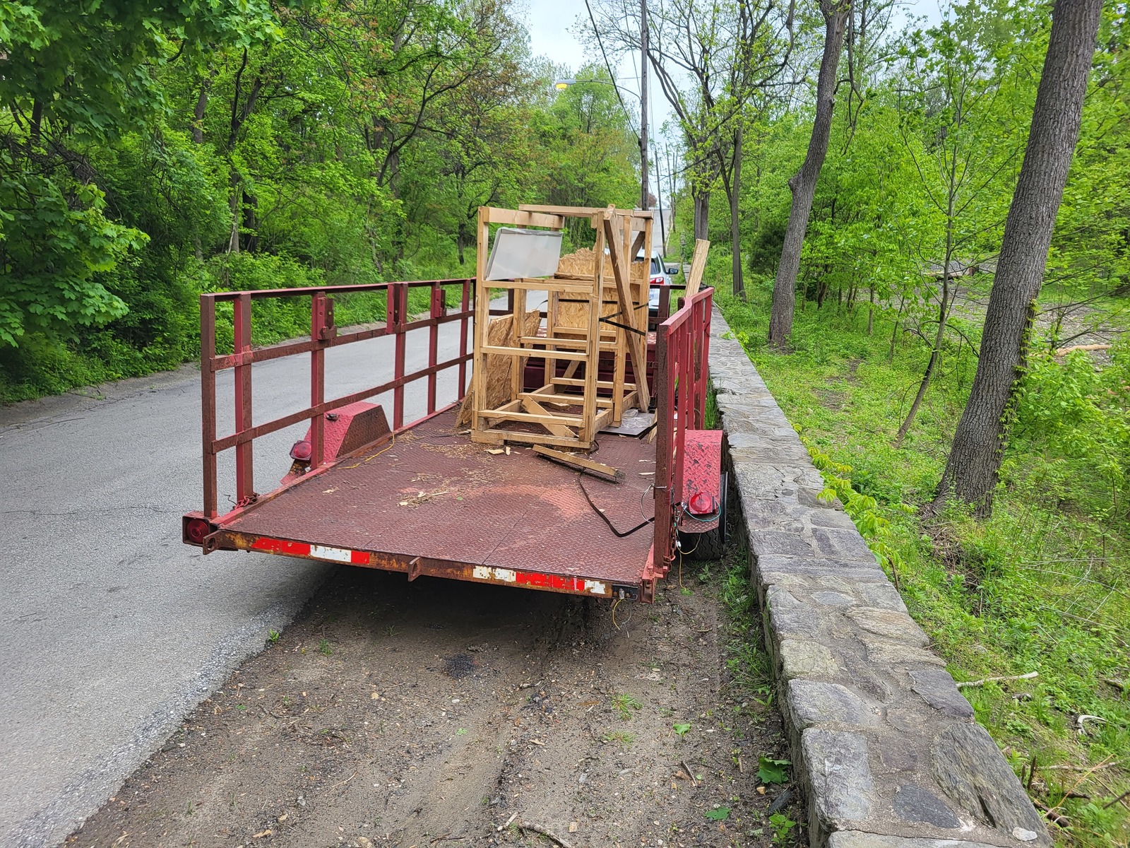 Photographic documentation of the work as submitted to the city's 311 record.