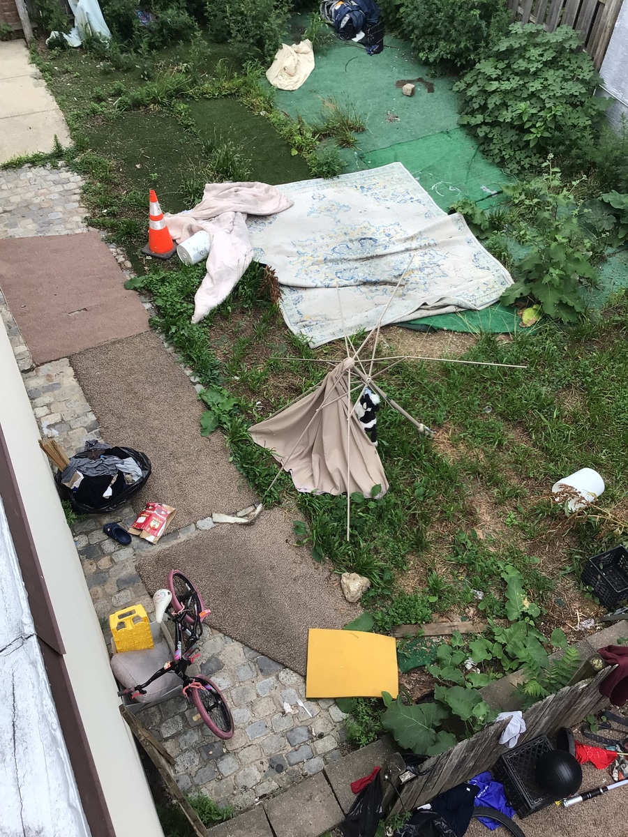 Photographic documentation of the work as submitted to the city's 311 record.