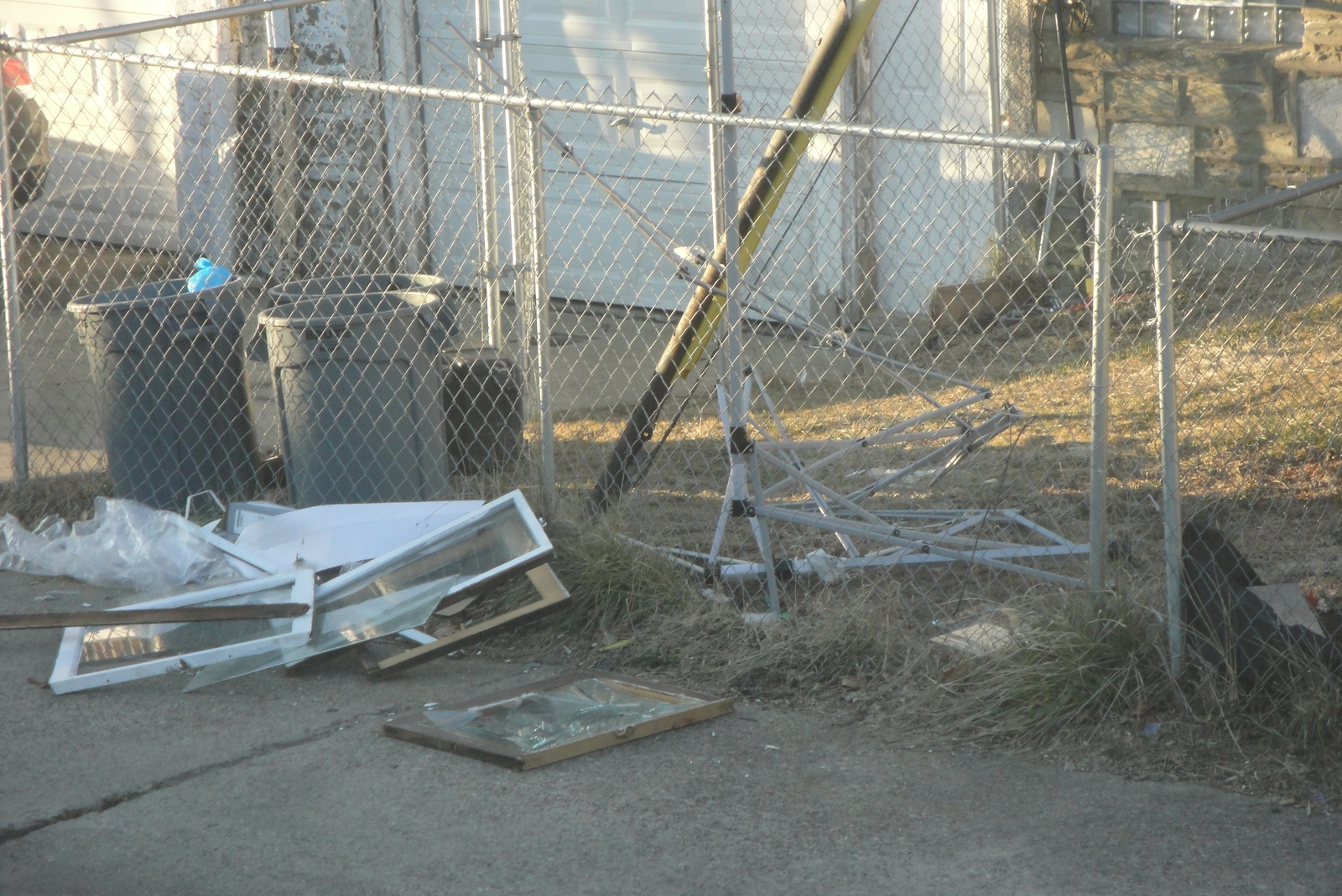 Photographic documentation of the work as submitted to the city's 311 record.