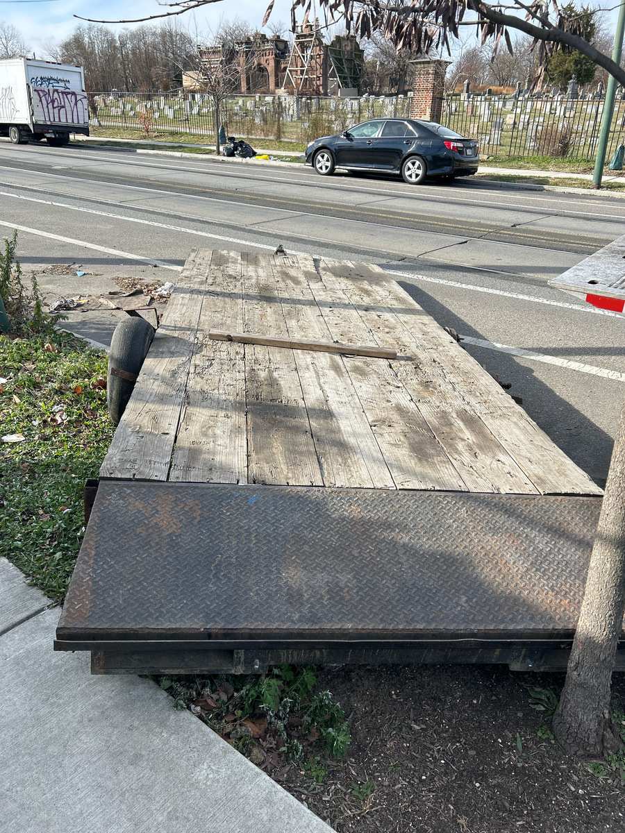 Photographic documentation of the work as submitted to the city's 311 record.