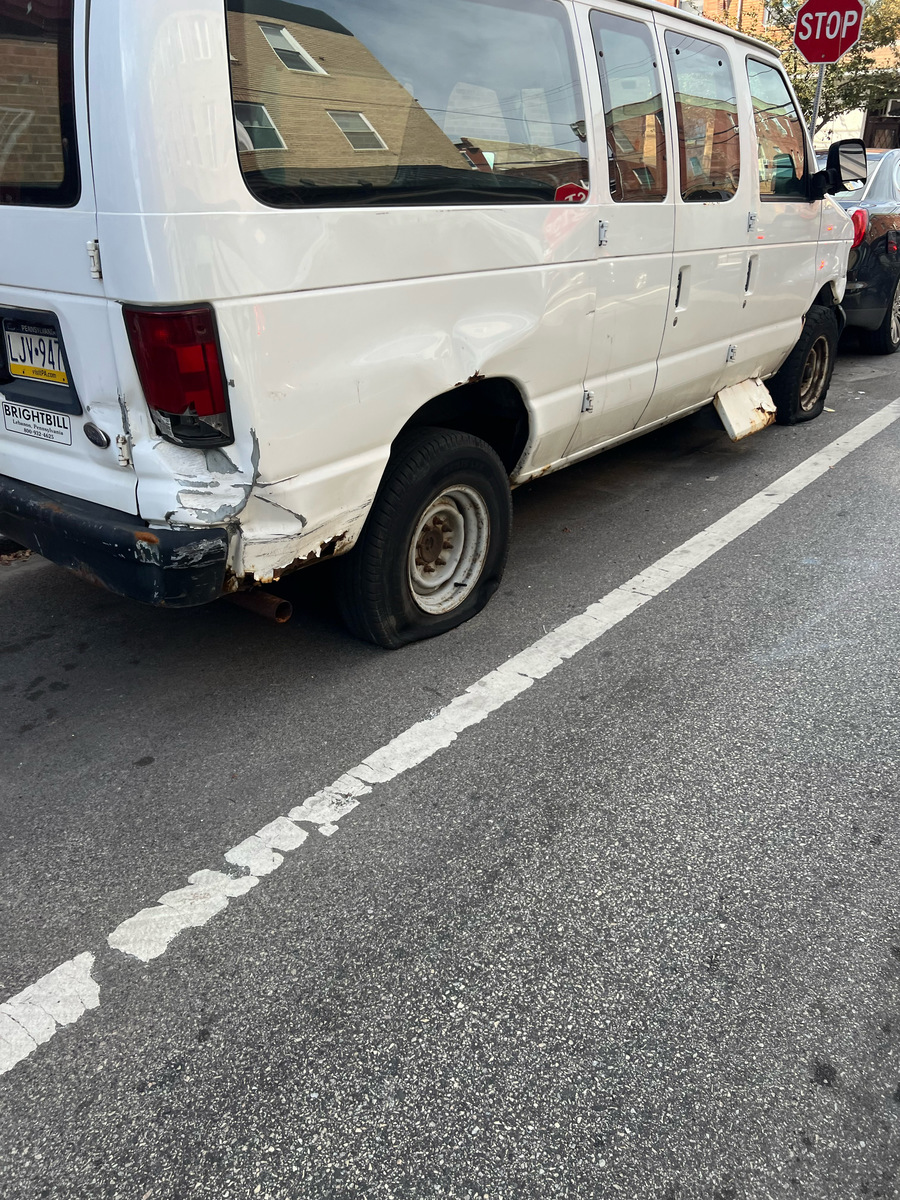 Photographic documentation of the work as submitted to the city's 311 record.
