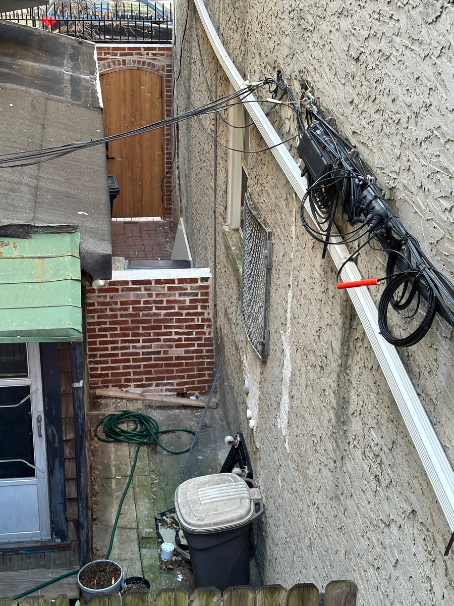 Photographic documentation of the work as submitted to the city's 311 record.