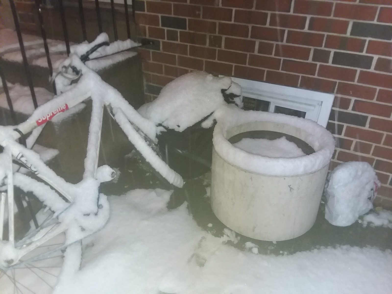 Photographic documentation of the work as submitted to the city's 311 record.