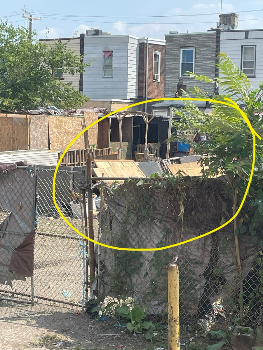 Photographic documentation of the work as submitted to the city's 311 record.