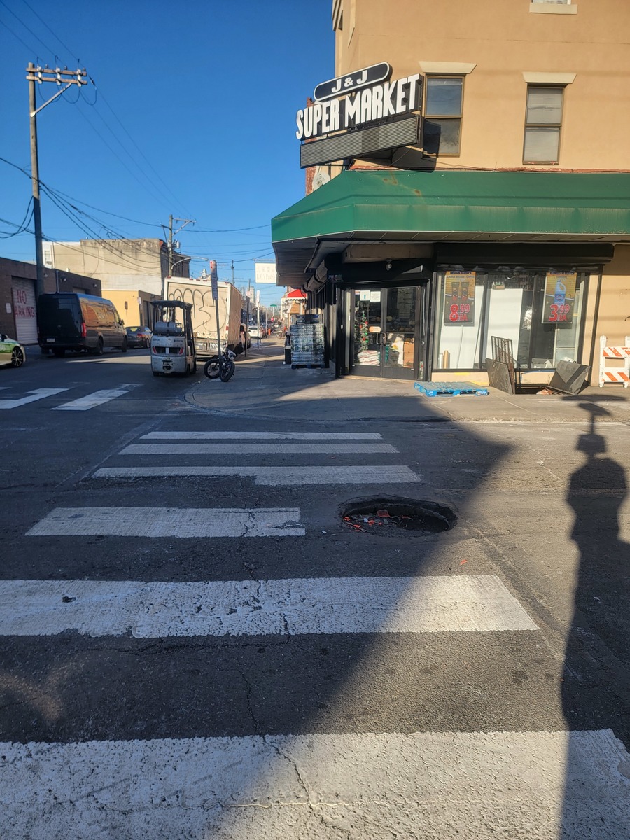 Photographic documentation of the work as submitted to the city's 311 record.