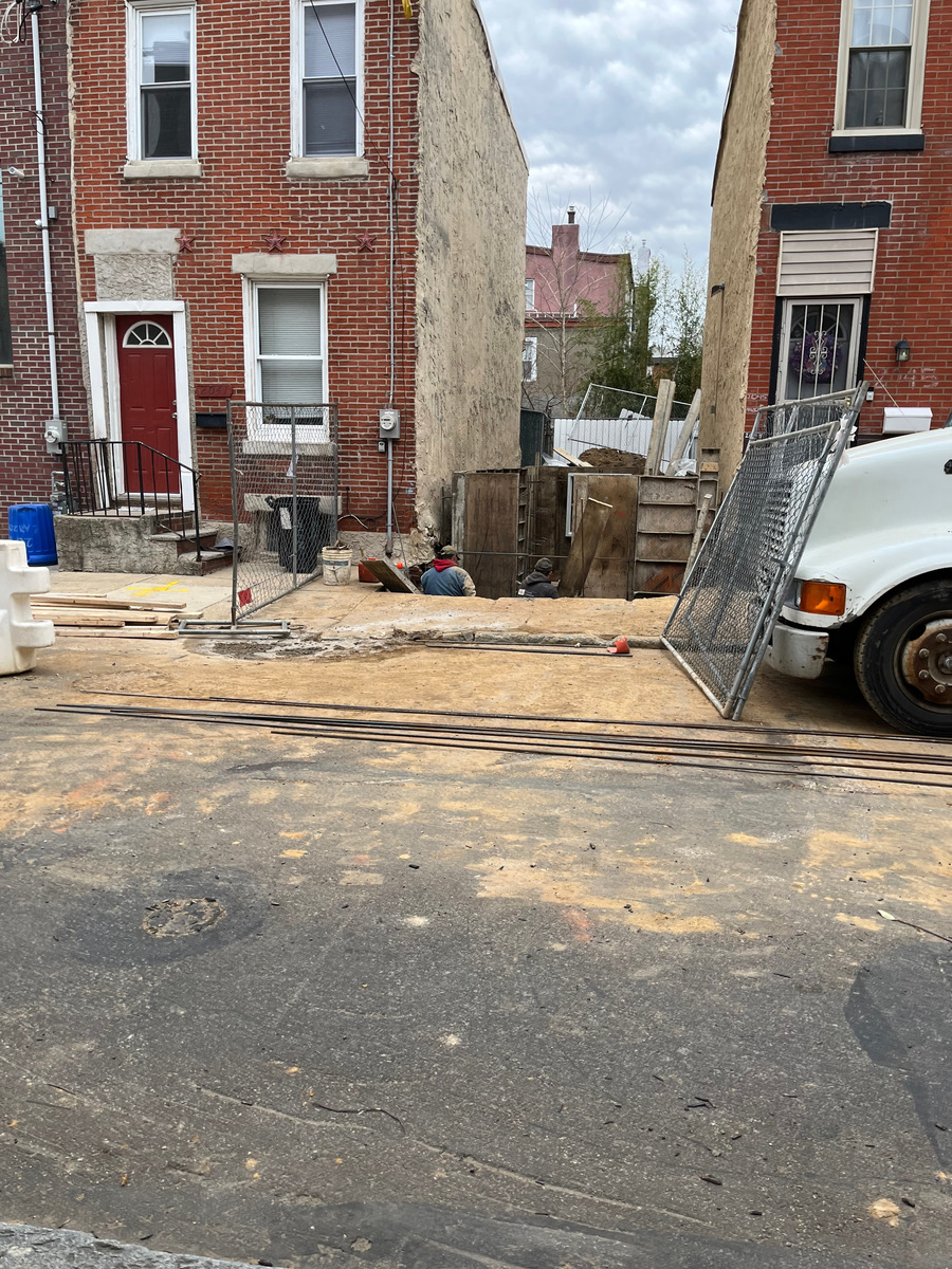 Photographic documentation of the work as submitted to the city's 311 record.