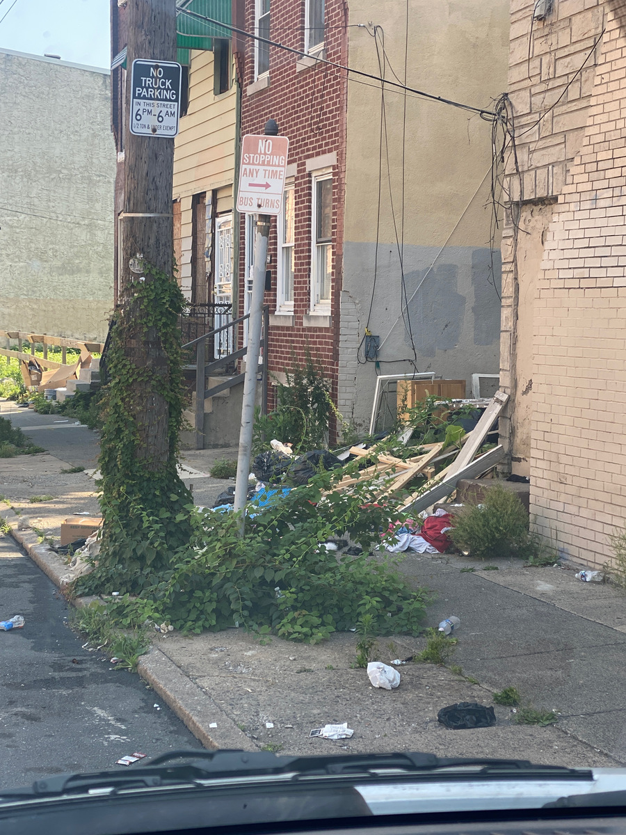 Photographic documentation of the work as submitted to the city's 311 record.