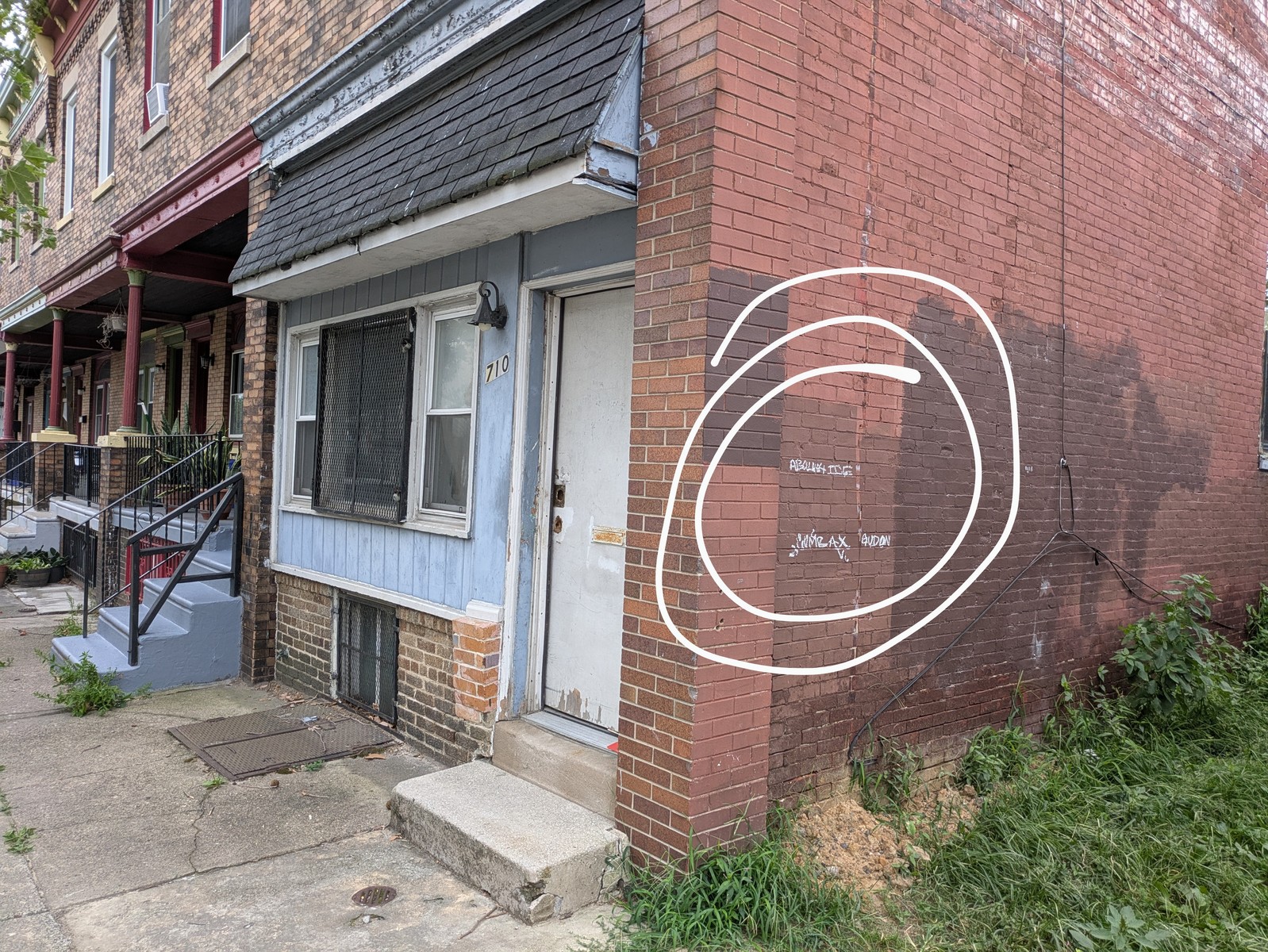 Photographic documentation of the work as submitted to the city's 311 record.
