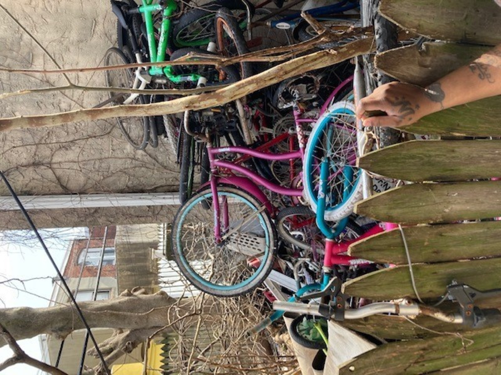 Photographic documentation of the work as submitted to the city's 311 record.