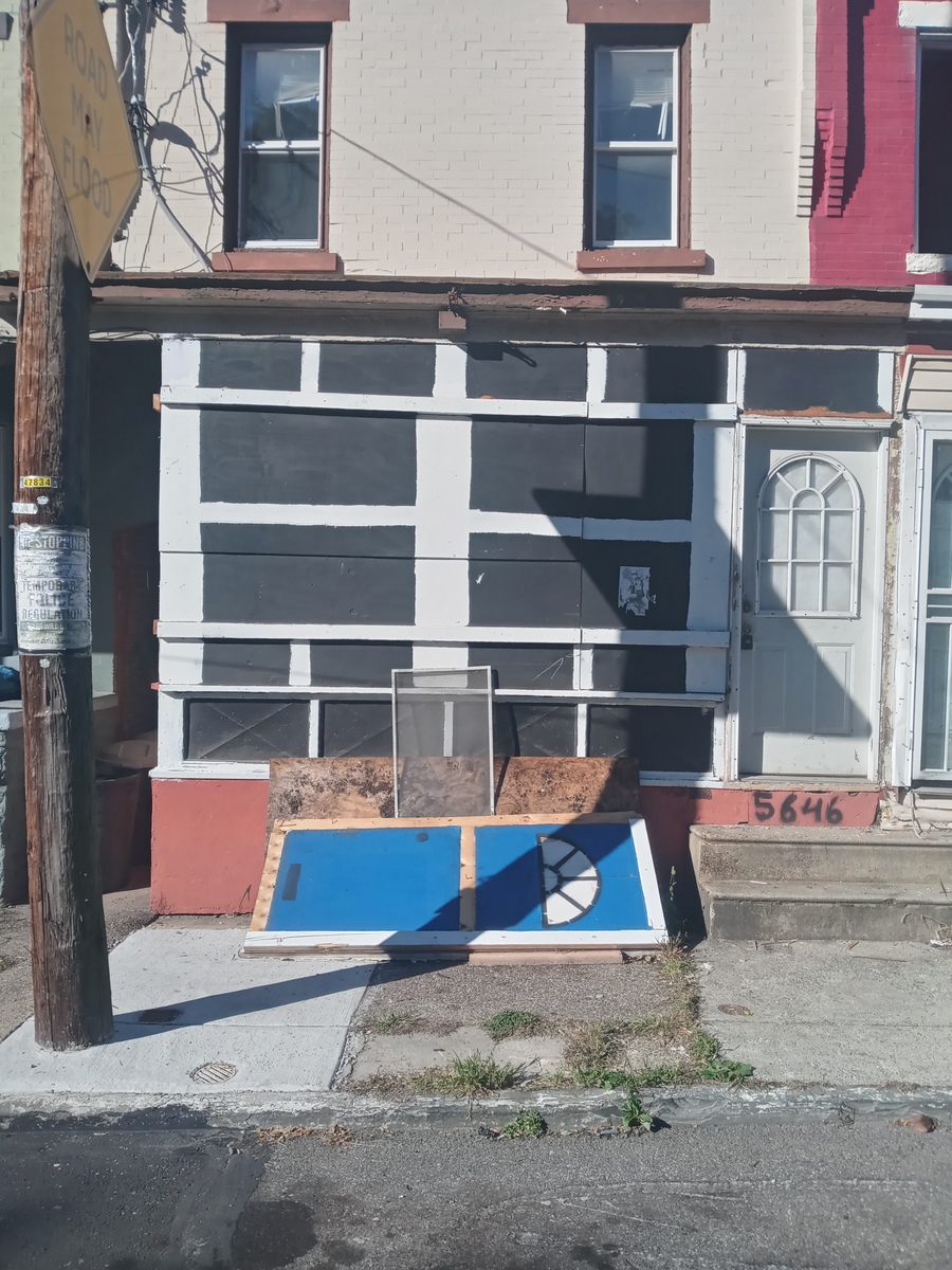 Photographic documentation of the work as submitted to the city's 311 record.