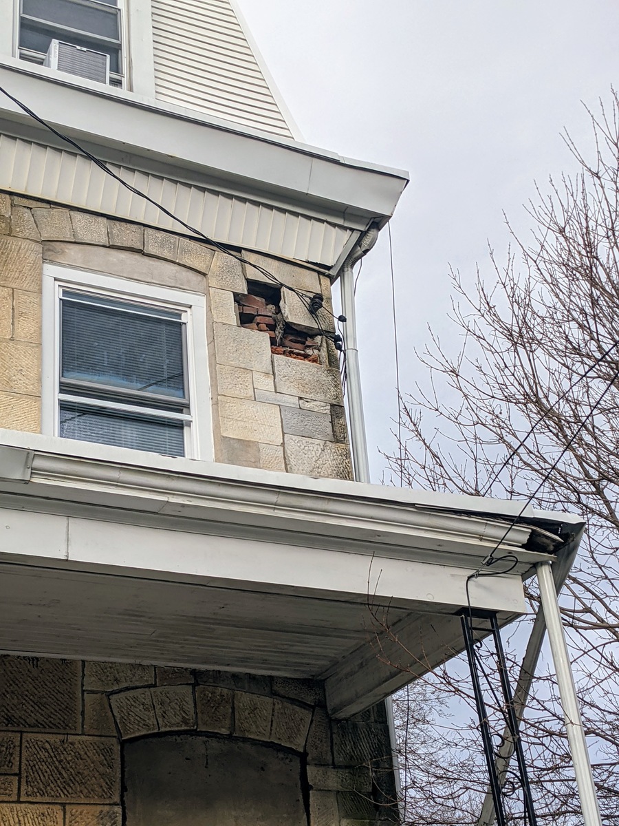 Photographic documentation of the work as submitted to the city's 311 record.