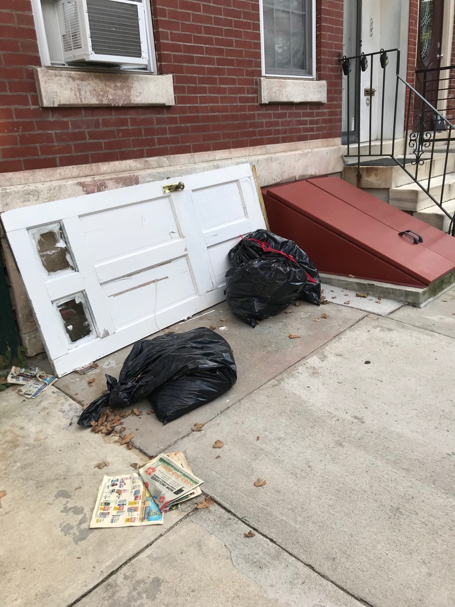 Photographic documentation of the work as submitted to the city's 311 record.