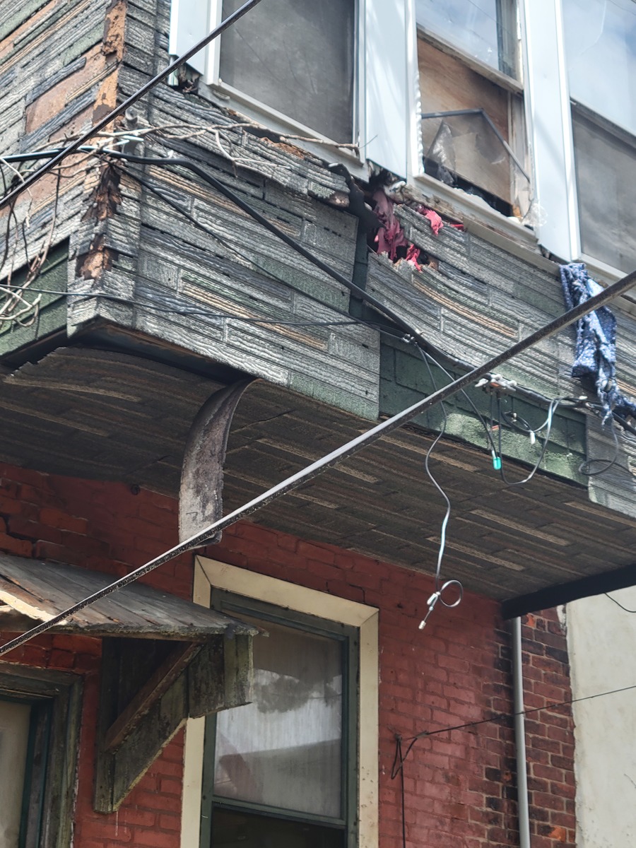 Photographic documentation of the work as submitted to the city's 311 record.