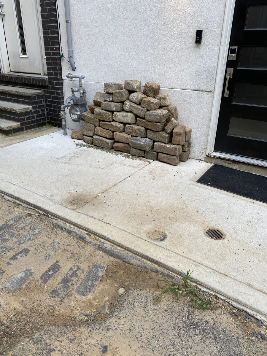 Photographic documentation of the work as submitted to the city's 311 record.