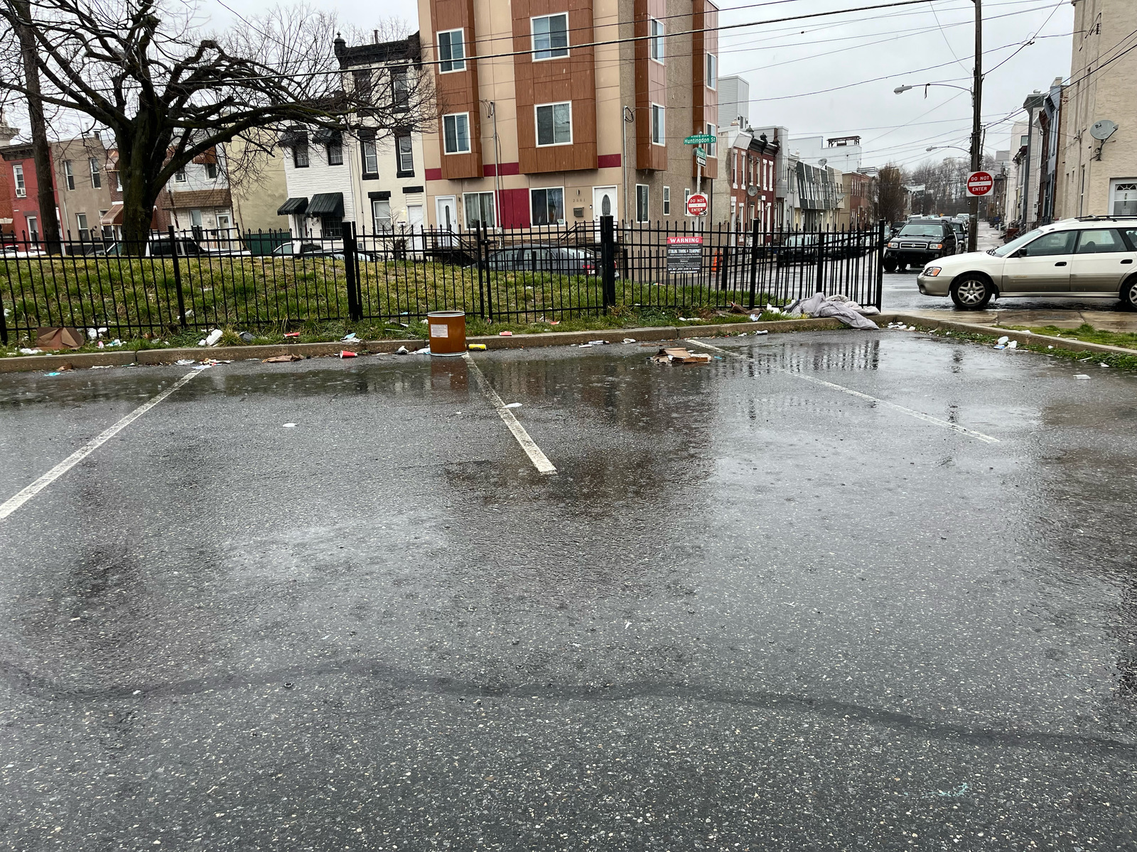 Photographic documentation of the work as submitted to the city's 311 record.