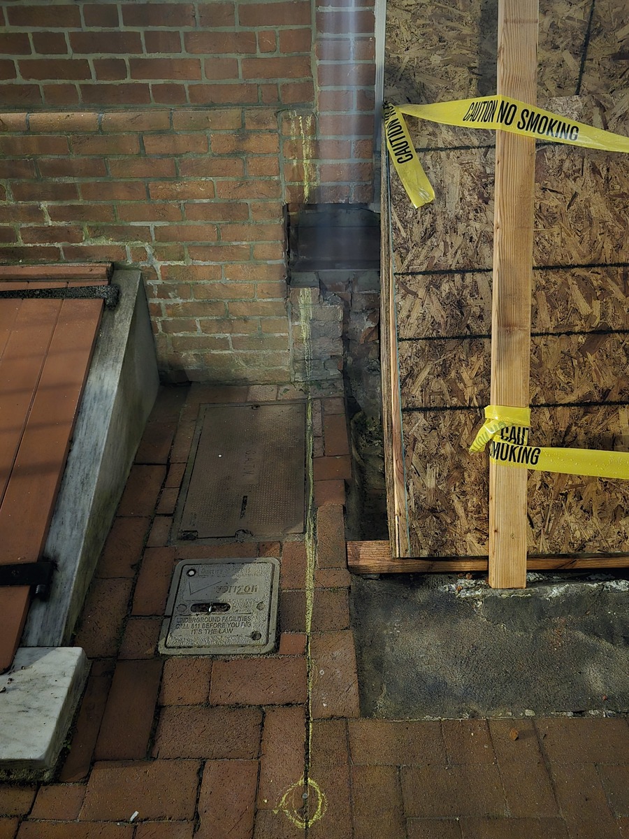 Photographic documentation of the work as submitted to the city's 311 record.
