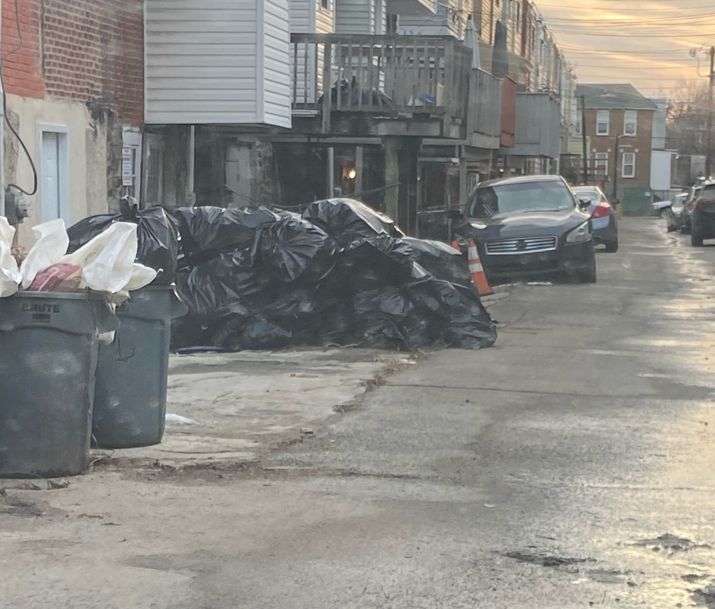 Photographic documentation of the work as submitted to the city's 311 record.