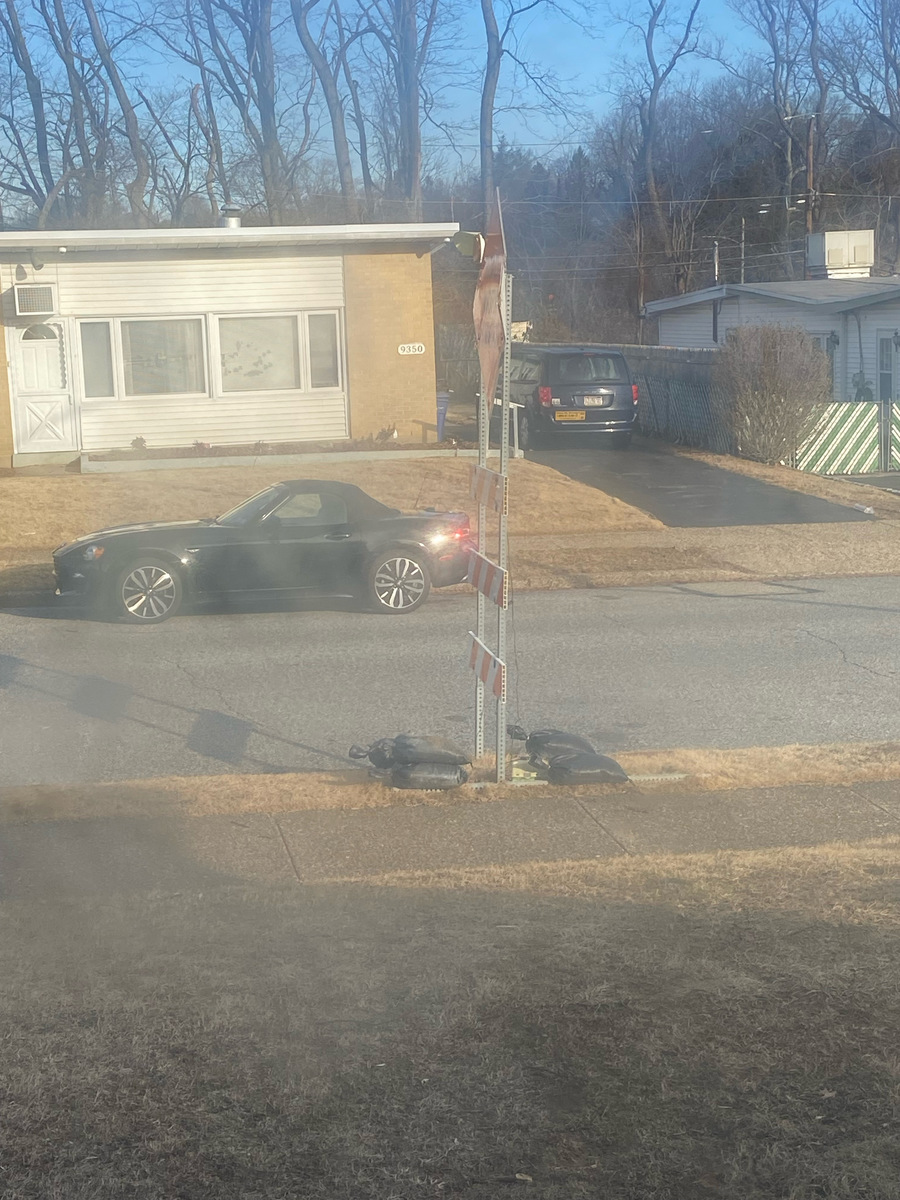 Photographic documentation of the work as submitted to the city's 311 record.