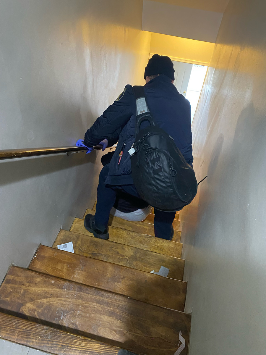 Photographic documentation of the work as submitted to the city's 311 record.