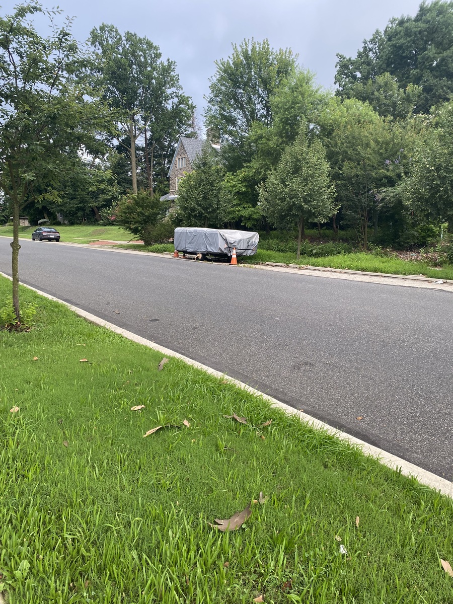 Photographic documentation of the work as submitted to the city's 311 record.