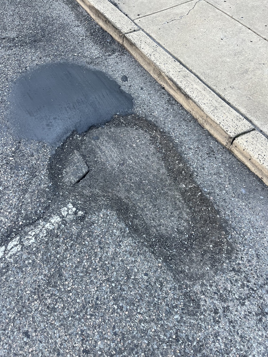 Photographic documentation of the work as submitted to the city's 311 record.