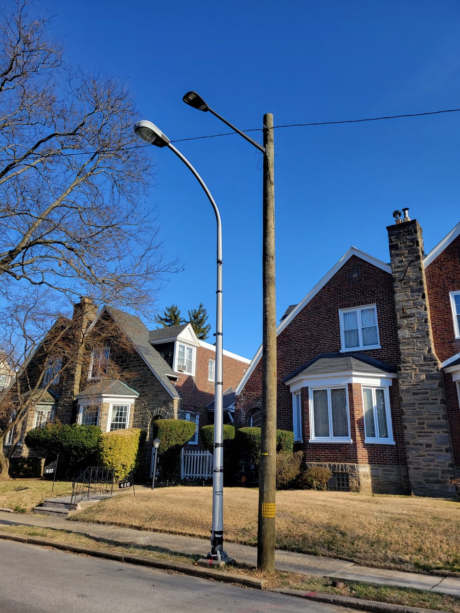 Photographic documentation of the work as submitted to the city's 311 record.