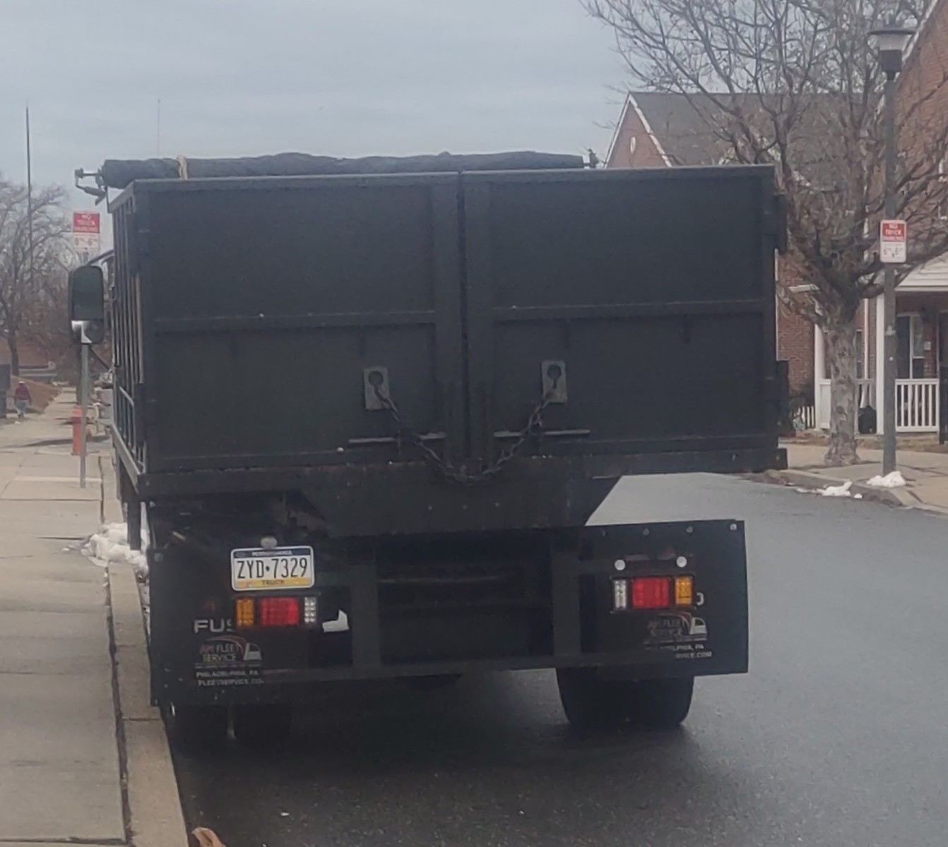 Photographic documentation of the work as submitted to the city's 311 record.